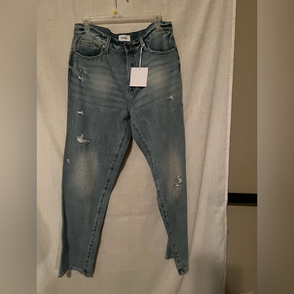 Pistola Presley High Rise Relaxed Roller Jeans Size 30 - Picture 1 of 8